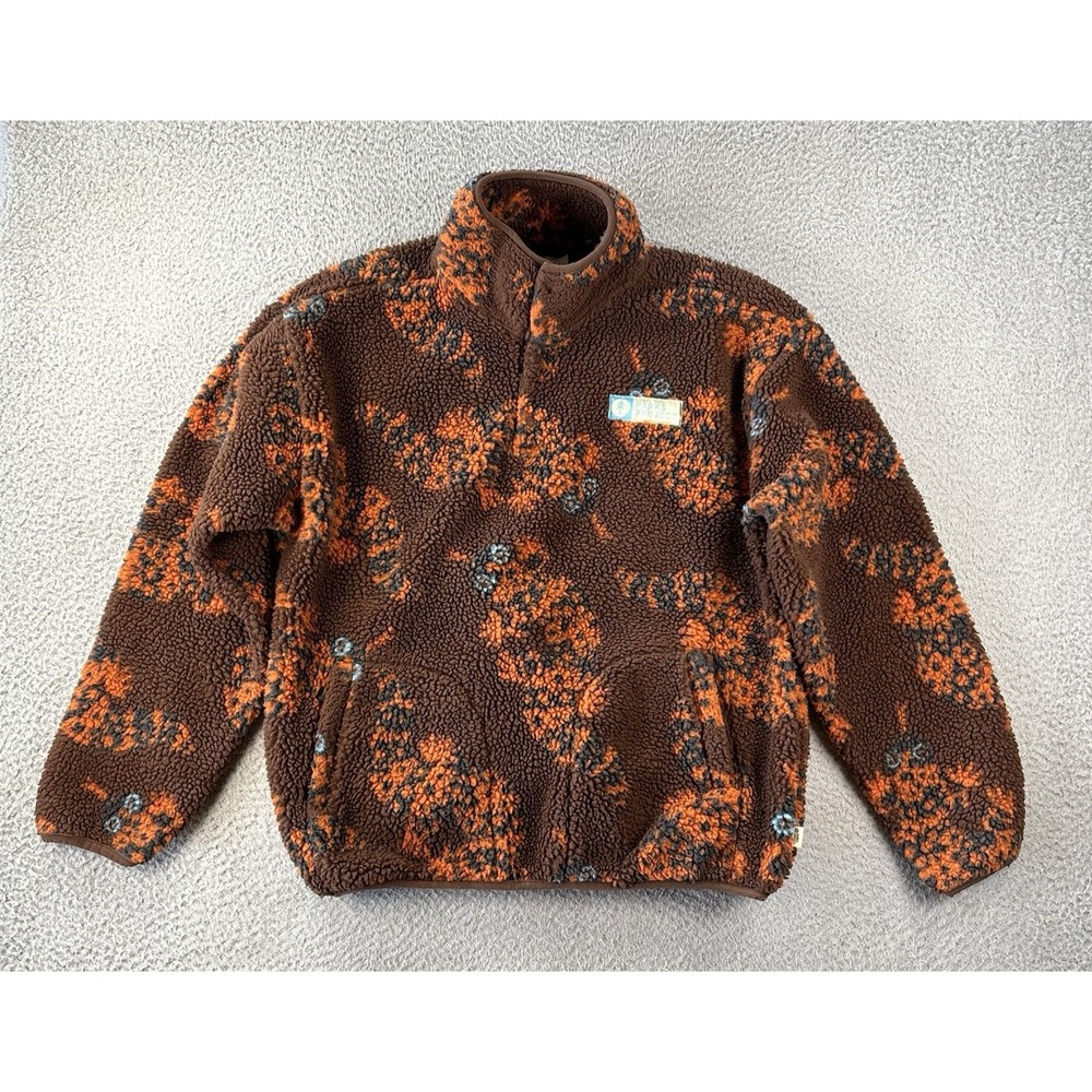 Parks Project Grand Canyon Gila Lizards Sherpa Pullover Mens Medium Fleece